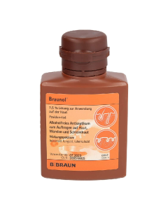 Braunol soluție cutanată/soluție bucofaringiana 7,7 mg, 100 ml, B.Braun