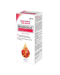 Sirop pentru tuse uscata Bronhoklir, 200 ml, Stada