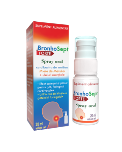 BronhoSept forte cu albastru de metilen, 20 ml, Justin Pharma