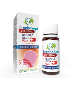 BronhoSept Respira usor Plus, uz intern, 10 ml, Justin Pharma