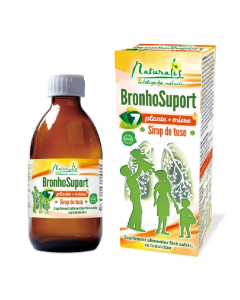 BronhoSuport 7 plante + miere, 100 ml, Naturalis