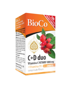 C+D Duo, 100 comprimate, BioCo