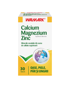 Calciu Magneziu Zinc, 30 tablete, Walmark