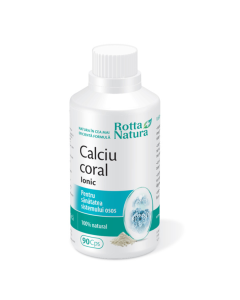 Calciu coral ionic, 90 capsule, Rotta Natura