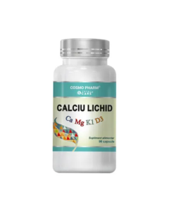 Calciu lichid, 90 capsule, Cosmo Pharm