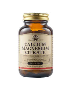 Calciu Magneziu Citrat, 50 tablete, Solgar
