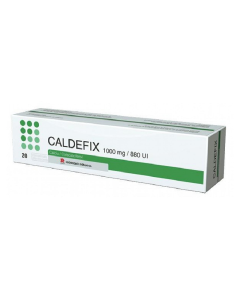 Caldefix, 1000mg/ 880UI, 20 comprimate efervescente, Recordati