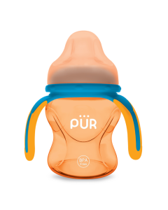 Cana cu prindere multipla 150ml, protocaliu, +6 luni, PUR