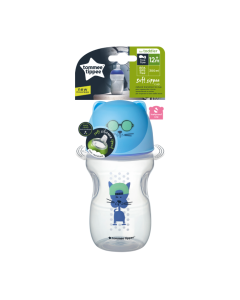 Cana de tranzitie cu cioc moale 12 Luni+, Albastru, 300 ml, Tommee Tippee