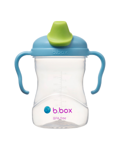 Cana de tranzitie cu cioc, +4l, Albastru/Verde, 240 ml, B.box