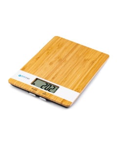 Cantar de bucatarie OROKITCHEN SCALE blackwhite din bambus