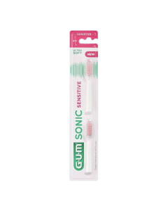 Set Rezerve Periuta Sonic Sensitive, alb-roz, Sunstar GUM 