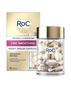 Capsule pentru ten, Retinol Correxion Line Smoothing, 30 bucati, RoC Skincare