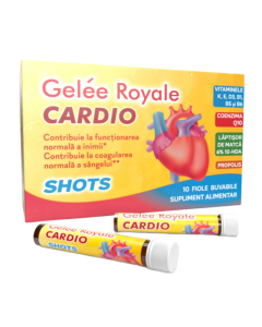 Gelee royale cardio shots, 10 fiole, Justin Pharma
