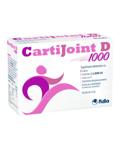 Cartijoint D1000, 20 plicuri*5 g, Fidia Farmaceutici