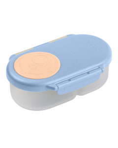 Caserola compartimentata Snackbox, +3 ani, Mov/Bej, B.Box
