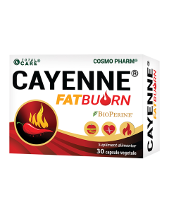 Cayenne Fatburn, 30 capsule vegetale, Cosmo Pharm