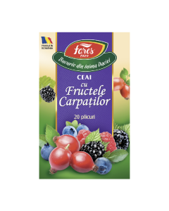 Ceai Aromfruct Fructele Carpatilor, 20 plicuri, Fares
