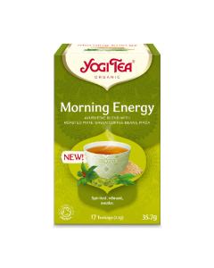 Ceai bio Morning Energy 17 pliculete a 2,1g, 35,7g Yogi Tea