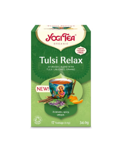 Ceai bio Tulsi Relax, 17 plicuri, Yogi Tea