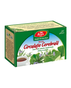Ceai Circulatie Cerebrala N131, 20 plicuri, Fares