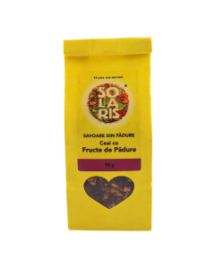 Ceai cu fructe de padure Savoare din Padure, 90g, Solaris