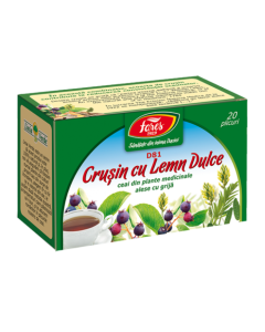 Ceai de crusin cu lemn dulce, Fares. 