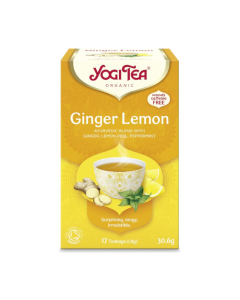 Ceai de ghimbir cu lamaie, 17 plicuri, Yogi Tea