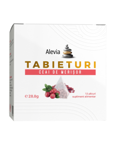 Alevia Tabieturi Ceai de Merisor, 12 plicuri