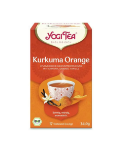 Ceai bio Kurkuma Orange, 17 plicuri, Yogi Tea