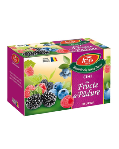 Ceai Fructe de padure, 20 plicuri, Fares