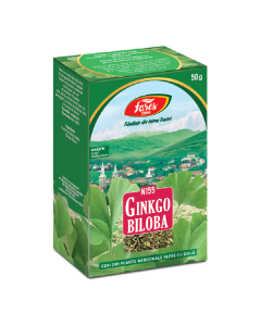 Ceai Ginkgo biloba frunze N155, 50 g, Fares