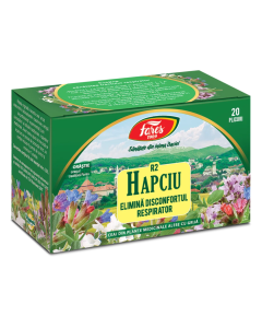 Ceai Hapciu Disconfort Respirator, 20 plicuri, Fares
