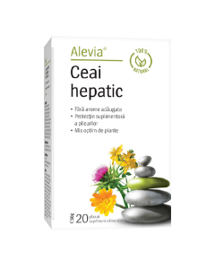 Ceai hepatic, 20 plicuri, Alevia