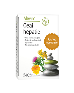 Ceai hepatic, 40 plicuri, Alevia
