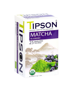 Ceai Eco Matcha blueberry, 25 plicuri, Tipson
