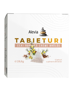Ceai rooibos creme brulee Tabieturi, 12 plicuri, Alevia