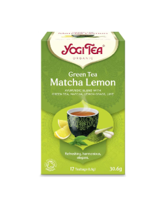 Ceai verde din matcha cu lamaie, 17 plicuri, Yogi Tea