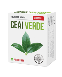 Ceai verde, 30 capsule, Parapharm
