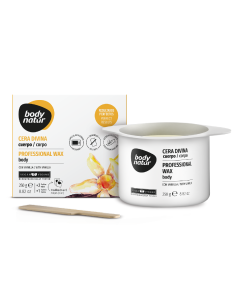 Ceara depilatoare pentru corp, cu parfum de Vanilie, 250g, Body Natur