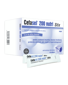 Cefasel 200 nutri Stix, 42 plicuri, Cefak