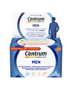 Centrum pentru barbati complet de la A la Z, 30 comprimate, Gsk