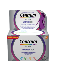 Centrum Silver 50+ pentru femei, 30 comprimate, Gsk