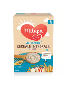Milupa Vise Placute Cereale Integrale cu Mere, 250g