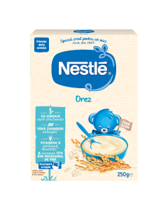 Cereale bebelusi pentru inceperea diversificarii OREZ, de la 6 luni, 250g, Nestle