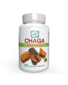 Chaga 450 + Vitamina C, 60 capsule vegetale, Justin Pharma