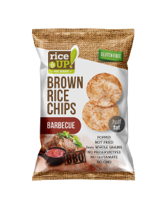 Chips din orez cu barbeque, 60 g, RiceUP