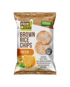 Chips din orez cu branza, 60 g, RiceUP