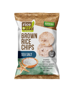 Chips din orez cu sare de mare, 60 g, RiceUP
