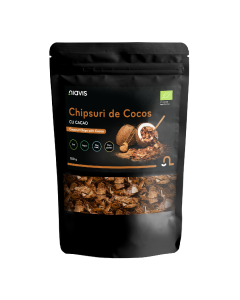Chipsuri de cocos cu cacao, 100g, Niavis